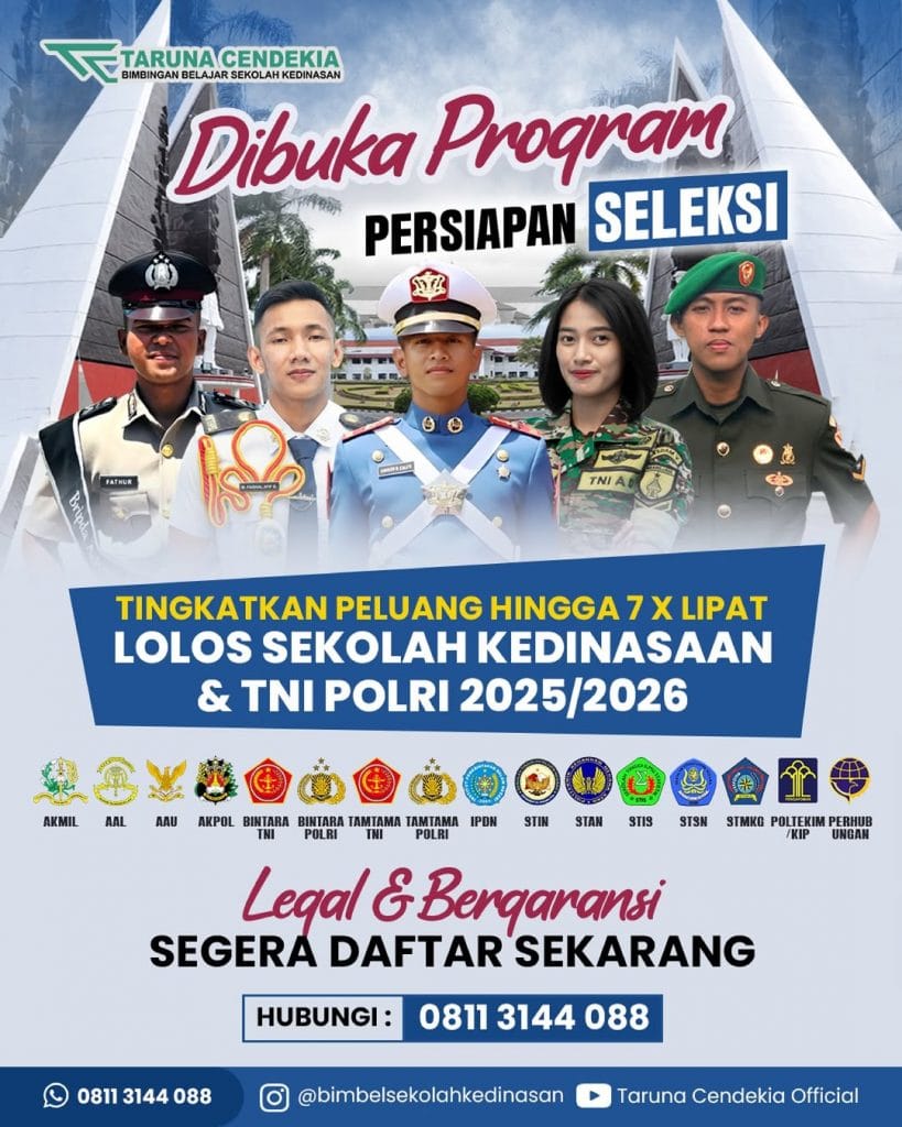 Rahasia Percepat Lulus Masuk Taruna dengan Mengikuti Bimbel Kedinasan