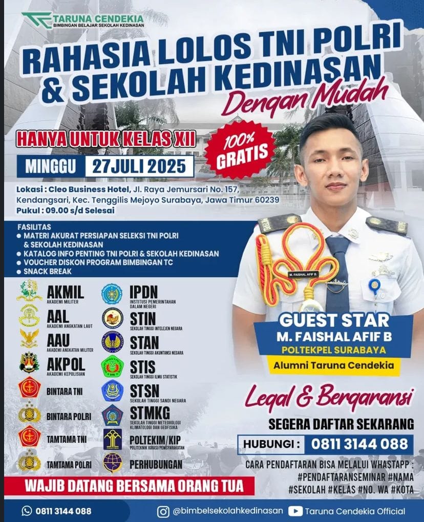 Tips Memilih Sekolah Kedinasan, Perhatikan Kriteria, Minat dan Bakat Anda
