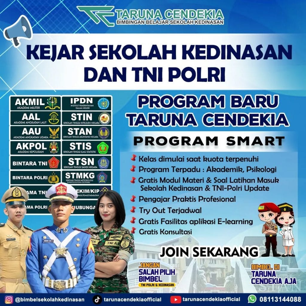 Tips Ampuh Masuk Taruna dengan Ikut Bimbel Sekolah Kedinasan