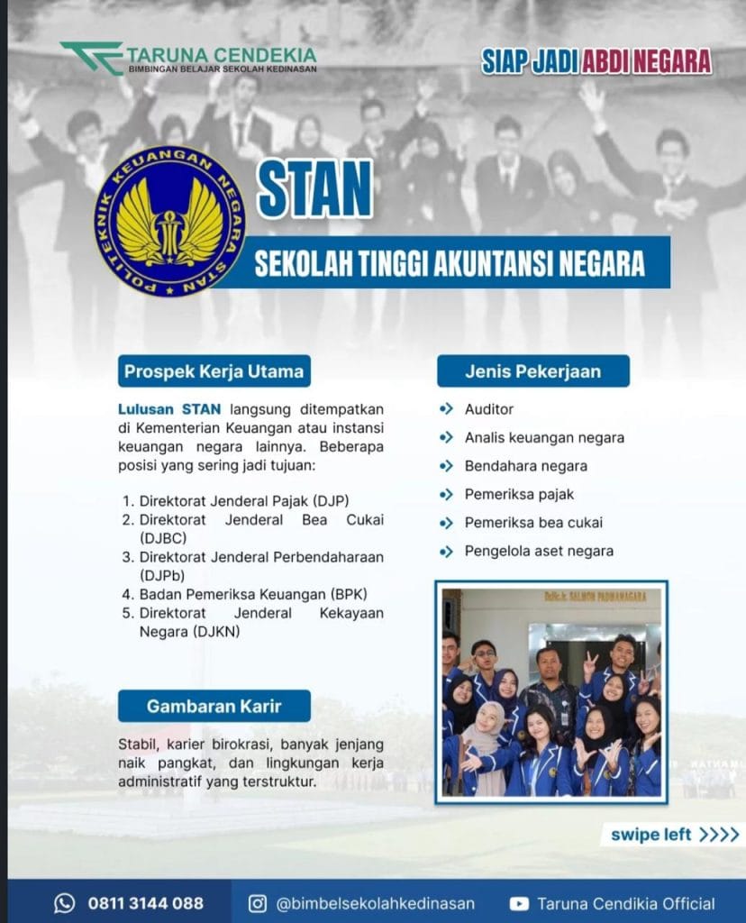 6 Jurusan PKN STAN yang Wajib Diketahui dengan Prospek Kerjanya