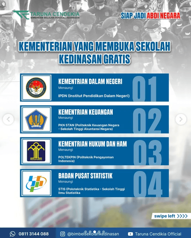Lulusan IPA & SMK Wajib Merapat, Ini 8 Sekolah Kedinasan yang Cocok dan Bisa Langsung Jadi CPNS Setelah Lulus!
