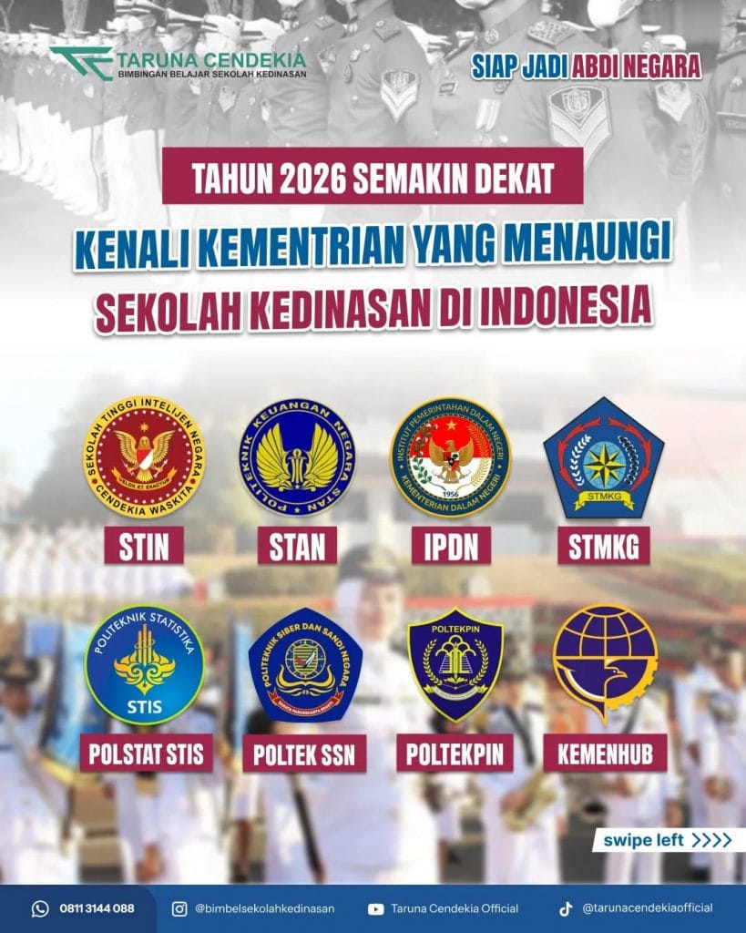 Catat! Ini Daftar Sekolah Kedinasan yang Buka Pendaftaran 2026
