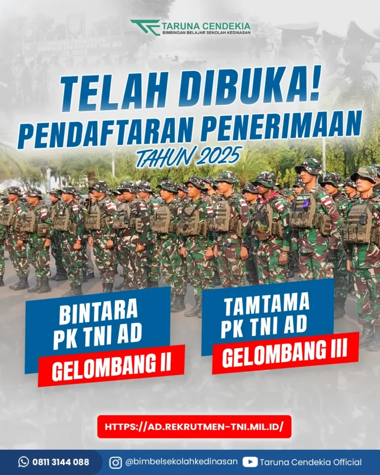 5 Jenis Tes Daftar TNI yang Wajib Dipelajari dari Sekarang