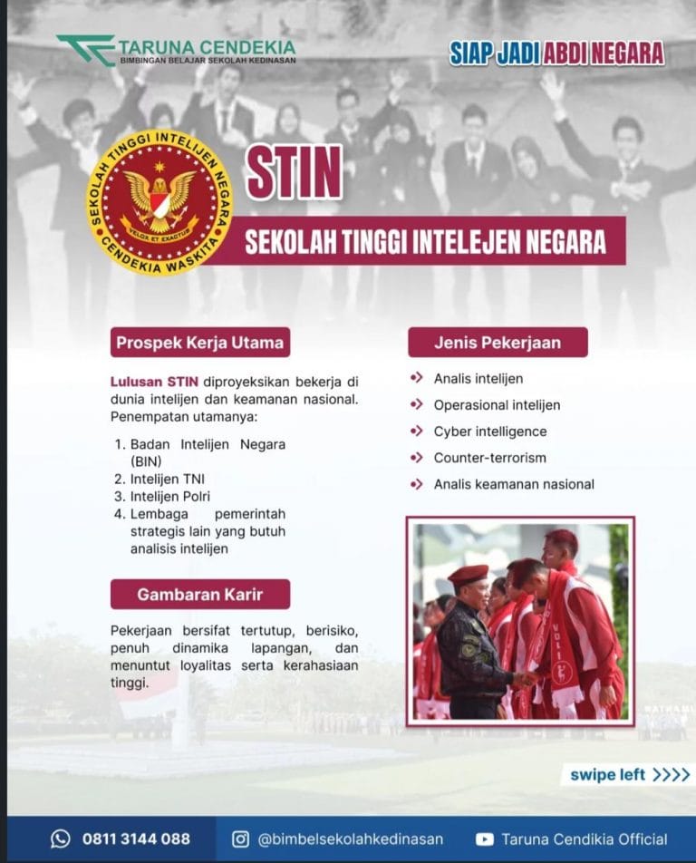 9 Jurusan STIN dengan Fokus Pendidikannya, Apa Saja?