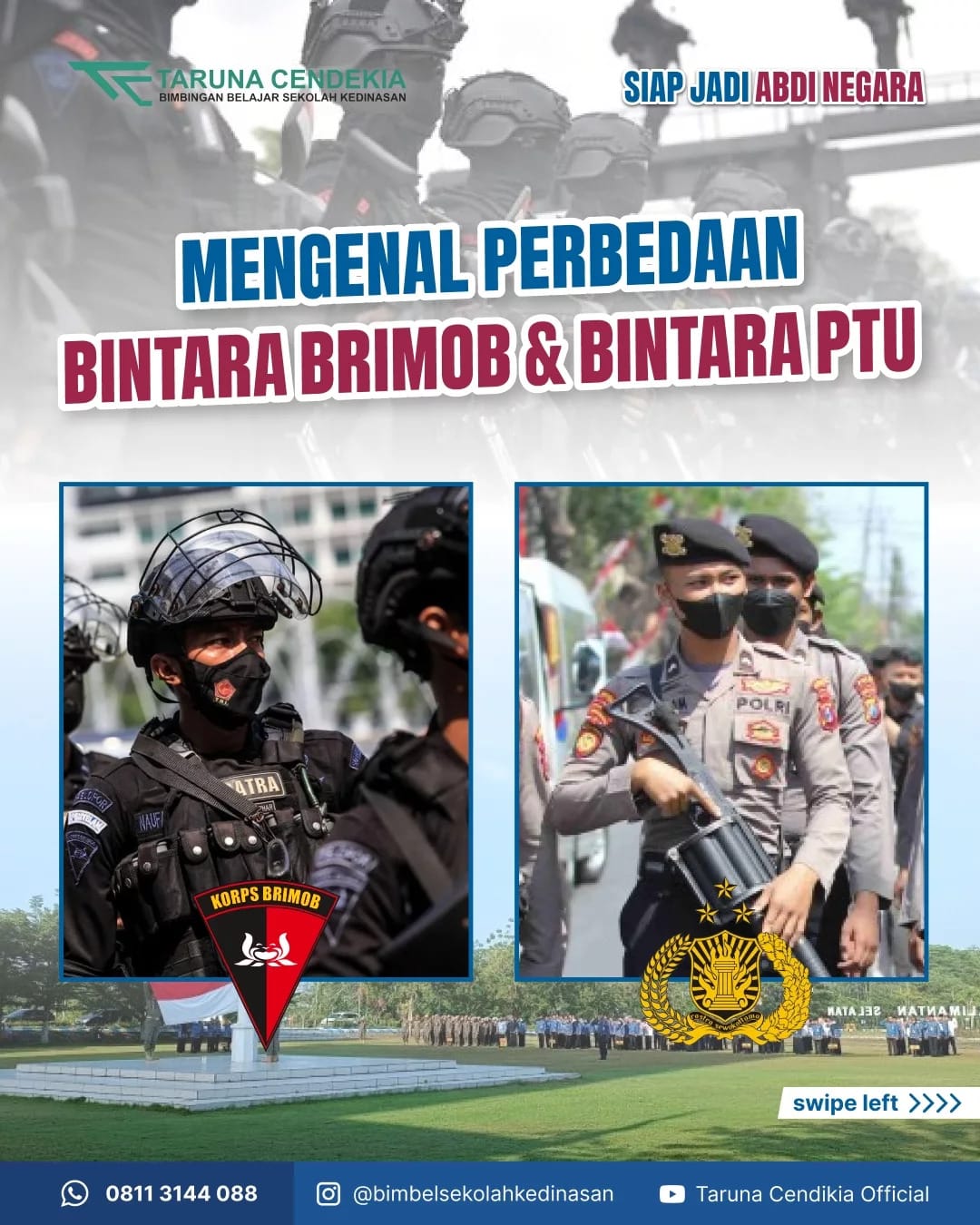 Dibuka Seleksi Bintara Brimob di Tahun 2026, Apa Bedanya dengan Bintara PTU?