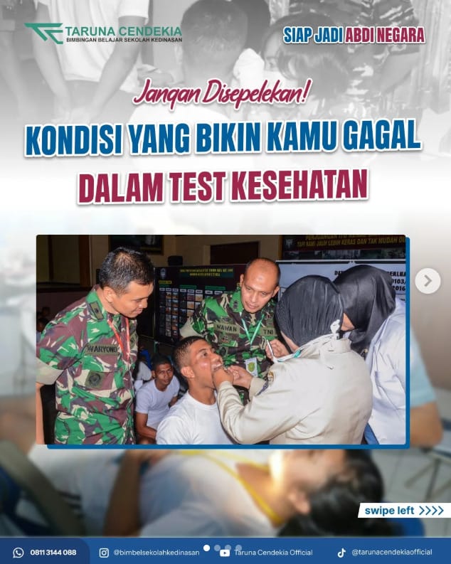 8 Tips dan Trik Berhasil Lulus Tes Seleksi Pemeriksaan Kesehatan Step Awal Terupdate, Raih Mimpimu Sekarang