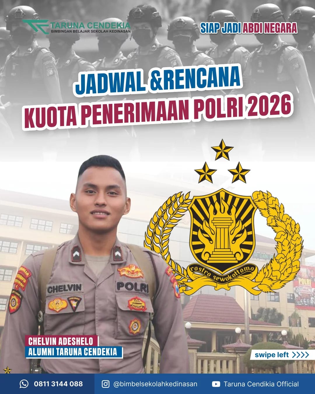 Jadwal Pendaftaran POLRI 2026, Langsung dari Situs Resminya!