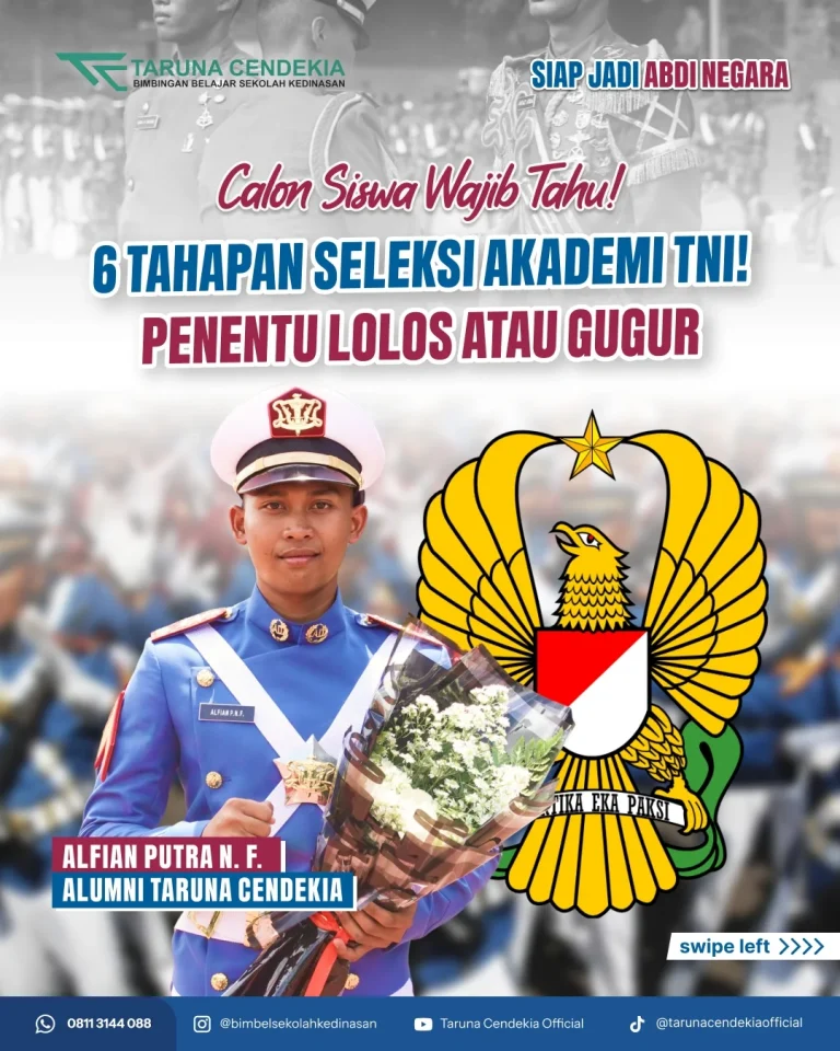 6 Tahapan Seleksi yang Menentukan Gugur atau Lolos Akmil