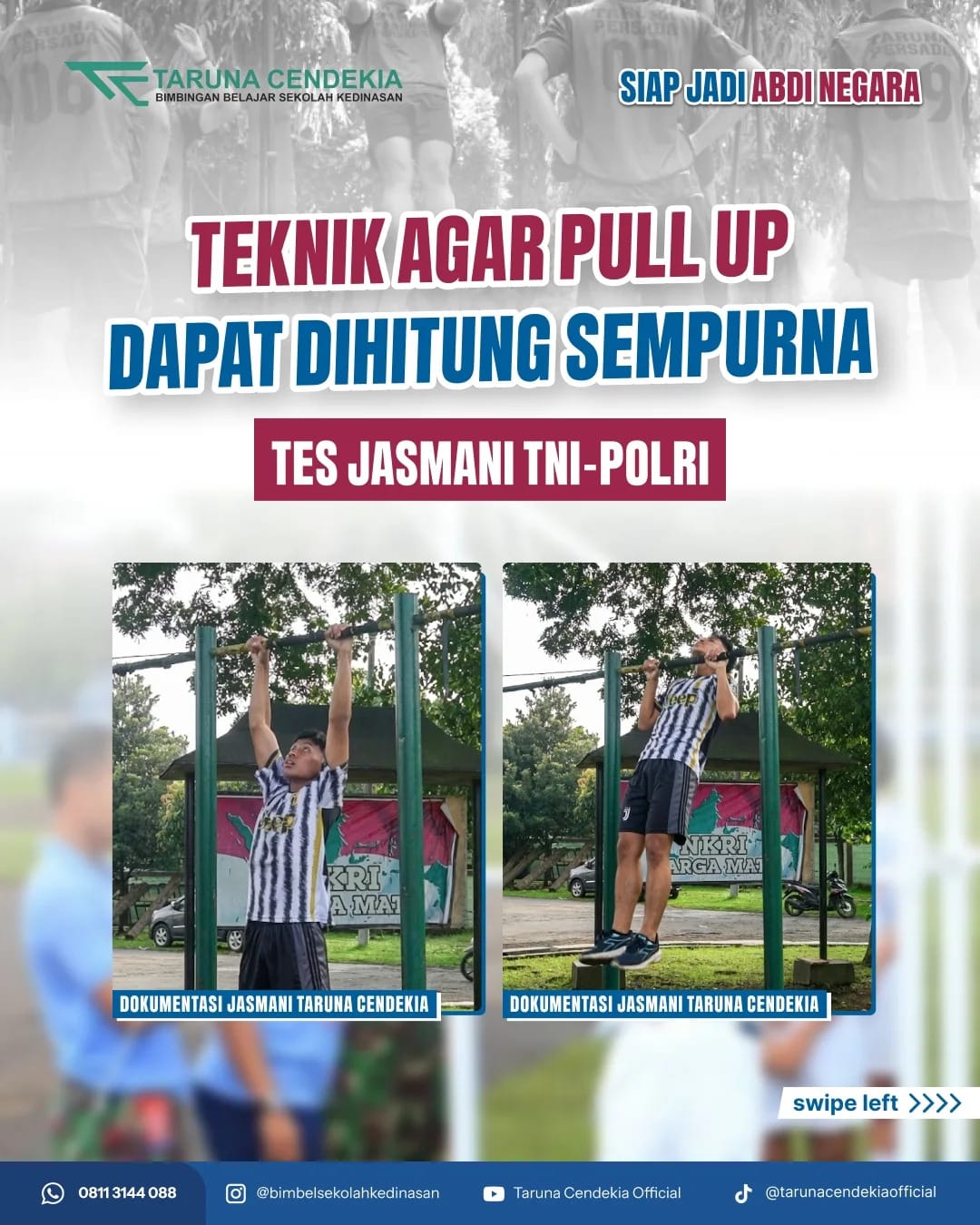 Tips dan Trik Lolos Tes Pull Up dalam Seleksi POLRI